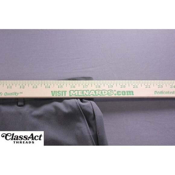 Nike Golf Pants Mens Gray Dri Fit Flat Front Stretch Tag Sz 34X32 (35X32) - Picture 7 of 11